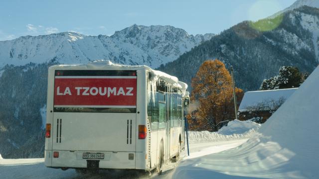 Ski Bus à La Tzoumaz
